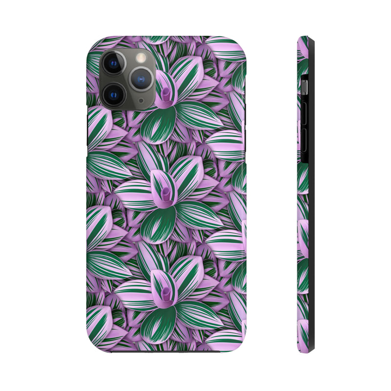 Tradescantia Nanouk Phone Case, Phone Case, Printify, Accessories, Glossy, iPhone Cases, Matte, Phone accessory, Phone Cases, Samsung Cases, Laura Christine Photography & Design, laurachristinedesign.com