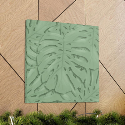 Deep Sage Monstera Canvas, Canvas, Laura Christine Photography & Design, Art & Wall Decor, Canvas, Hanging Hardware, Home & Living, Indoor, Laura Christine Photography & Design, laurachristinedesign.com