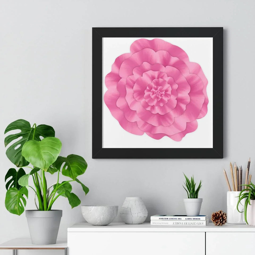 Abstract Peony Flower Framed Print, Poster, Laura Christine Photography & Design, Framed, Home & Living, Indoor, Paper, Posters, Laura Christine Photography & Design, laurachristinedesign.com