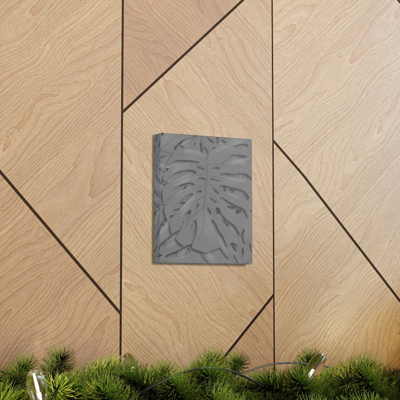 Smokey Monstera Canvas