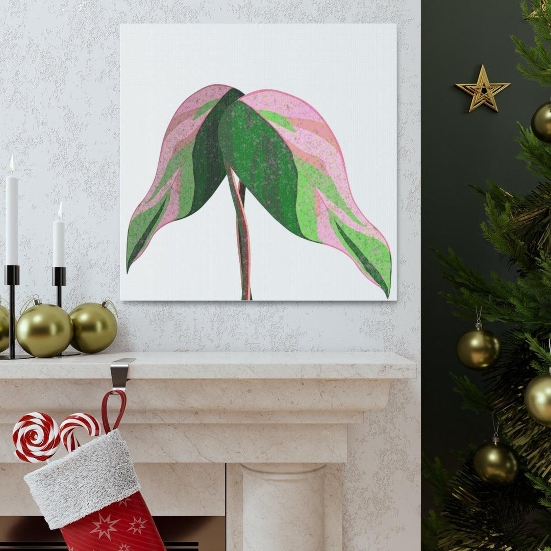 Pink Princess Philodendron Canvas, Canvas, Laura Christine Photography & Design, Art & Wall Decor, Canvas, Hanging Hardware, Home & Living, Indoor, Laura Christine Photography & Design, laurachristinedesign.com