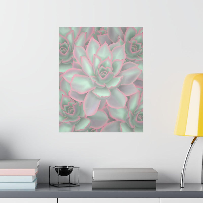 Echeveria Violet Queen Succulent Print, Poster, Laura Christine Photography & Design, Back to School, Home & Living, Indoor, Matte, Paper, Posters, Valentine&