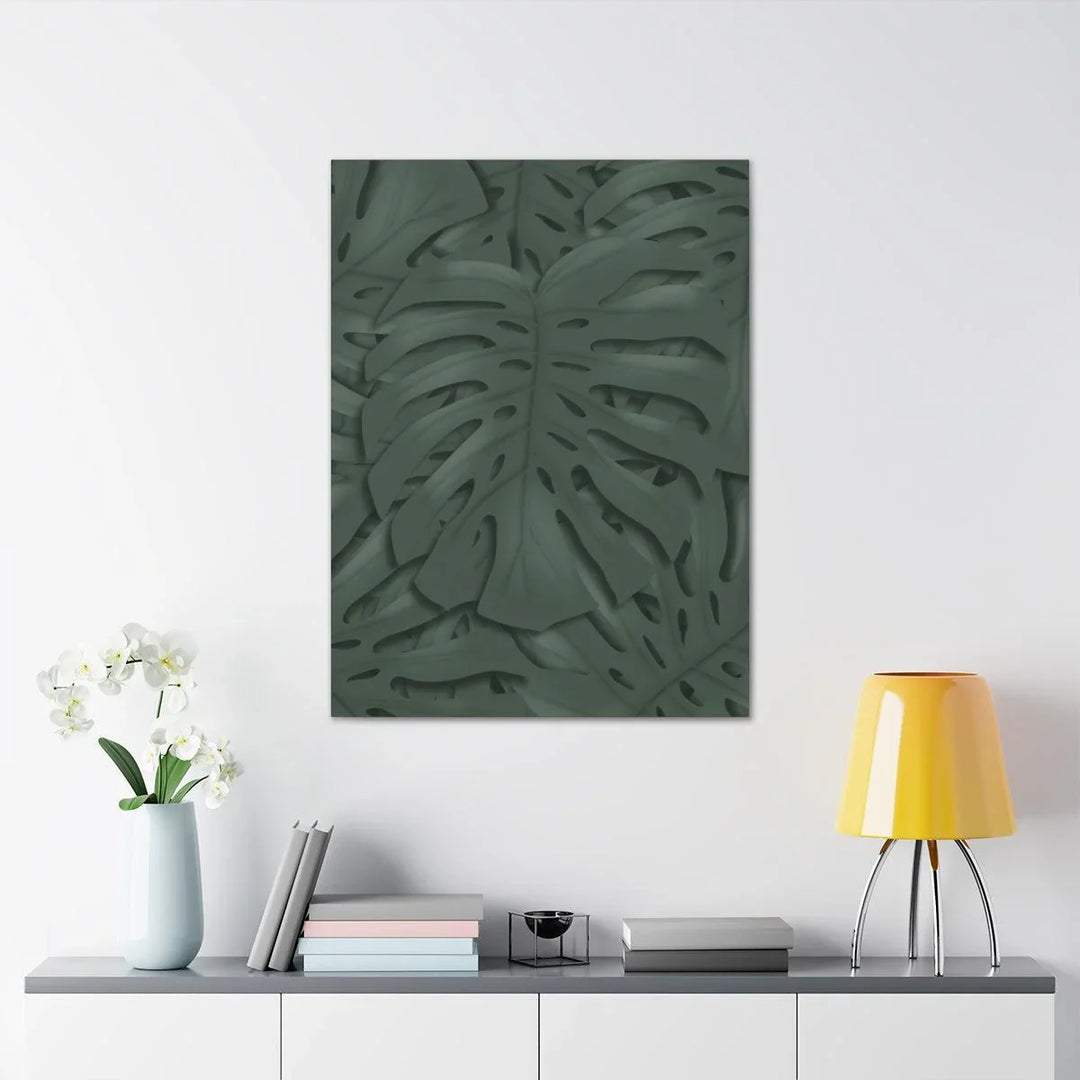 Deep Green Monstera Canvas, Canvas, Laura Christine Photography & Design, Art & Wall Decor, Canvas, Hanging Hardware, Home & Living, Indoor, Laura Christine Photography & Design, laurachristinedesign.com