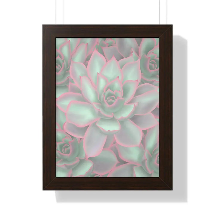 Echeveria Violet Queen Succulent Framed Print, Poster, Laura Christine Photography & Design, Framed, Home & Living, Indoor, Paper, Posters, Laura Christine Photography & Design, laurachristinedesign.com