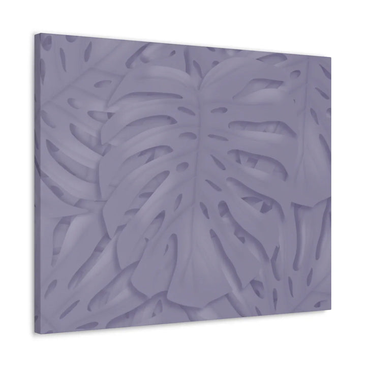 Violet Monstera Canvas – Durable Canvas Art Print With Matte Finish & Botanical Design