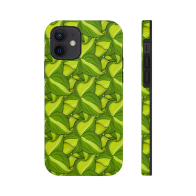 Philodendron Brasil Phone Case, Phone Case, Printify, Accessories, Glossy, iPhone Cases, Matte, Phone accessory, Phone Cases, Samsung Cases, Laura Christine Photography & Design, laurachristinedesign.com