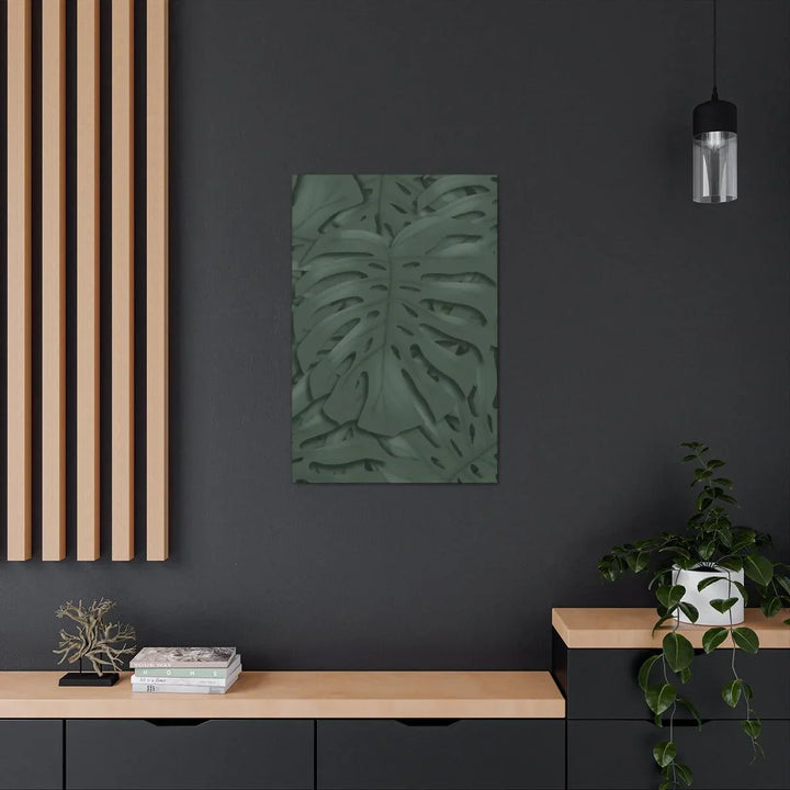 Deep Green Monstera Canvas, Canvas, Laura Christine Photography & Design, Art & Wall Decor, Canvas, Hanging Hardware, Home & Living, Indoor, Laura Christine Photography & Design, laurachristinedesign.com
