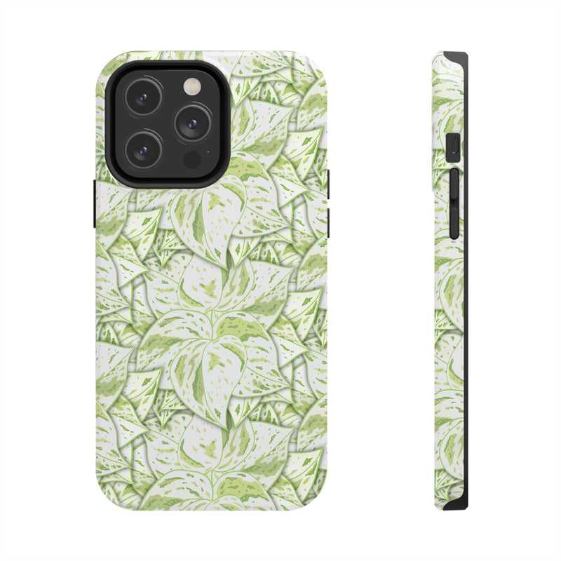 Snow Queen Pothos Phone Case, Phone Case, Printify, Accessories, Glossy, iPhone Cases, Matte, Phone accessory, Phone Cases, Samsung Cases, Laura Christine Photography & Design, laurachristinedesign.com