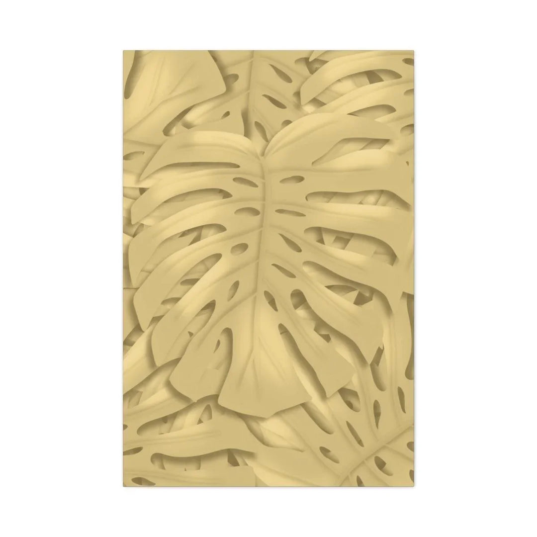 Golden Monstera Canvas, Canvas, Laura Christine Photography & Design, Art & Wall Decor, Canvas, Hanging Hardware, Home & Living, Indoor, Laura Christine Photography & Design, laurachristinedesign.com
