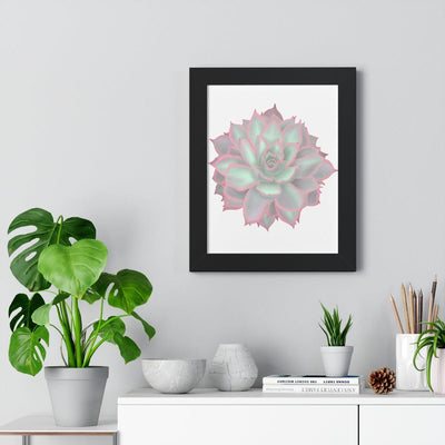 Echeveria Violet Queen Succulent Framed Print, Poster, Laura Christine Photography & Design, Framed, Home & Living, Indoor, Paper, Posters, Laura Christine Photography & Design, laurachristinedesign.com