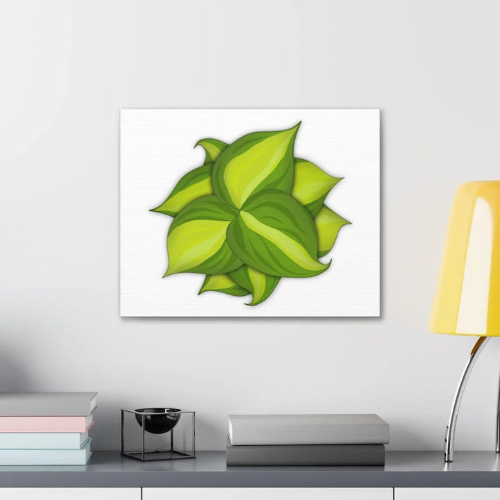 Philodendron Brasil Canvas - Botanical Canvas Art Print With Matte Finish & Durable Hanging - Laura Christine Photography & Design