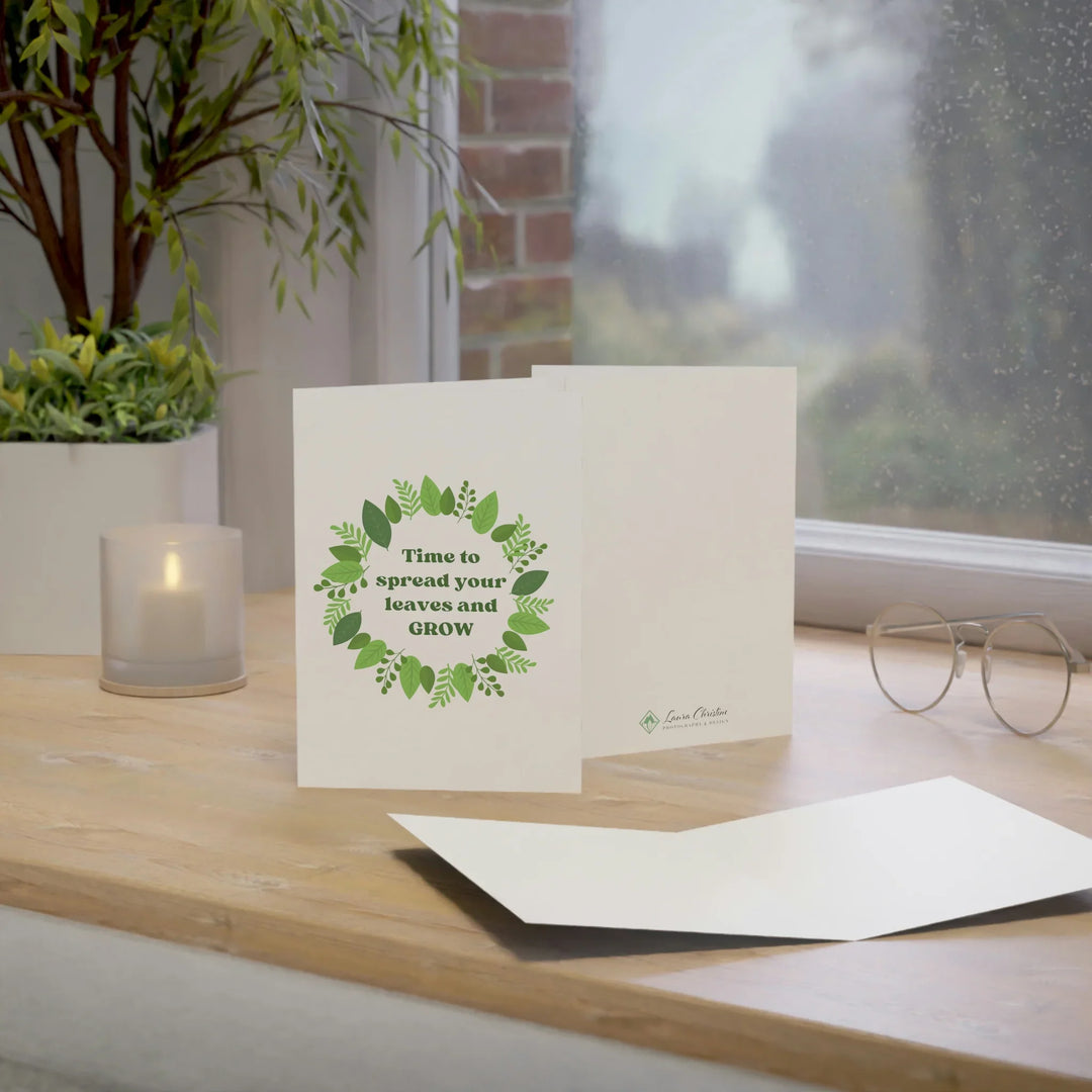 Graduation Card - Unique 5x7 Greeting Card With Matte Finish & White Envelope