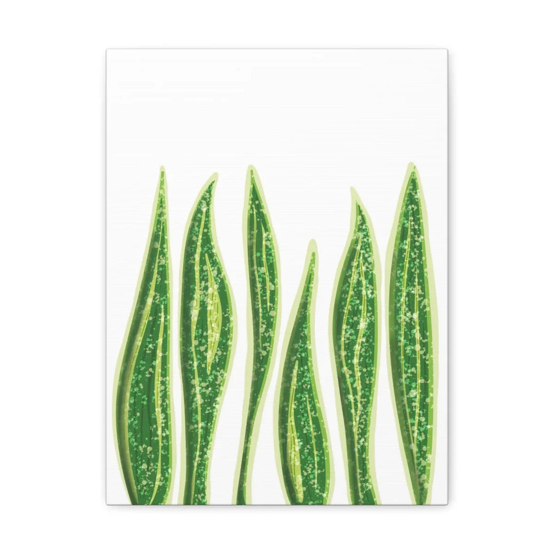 Snake Plant Canvas | Botanical Canvas Decor - Matte Finish Artwork for Living Room - Laura Christine Photography & Design