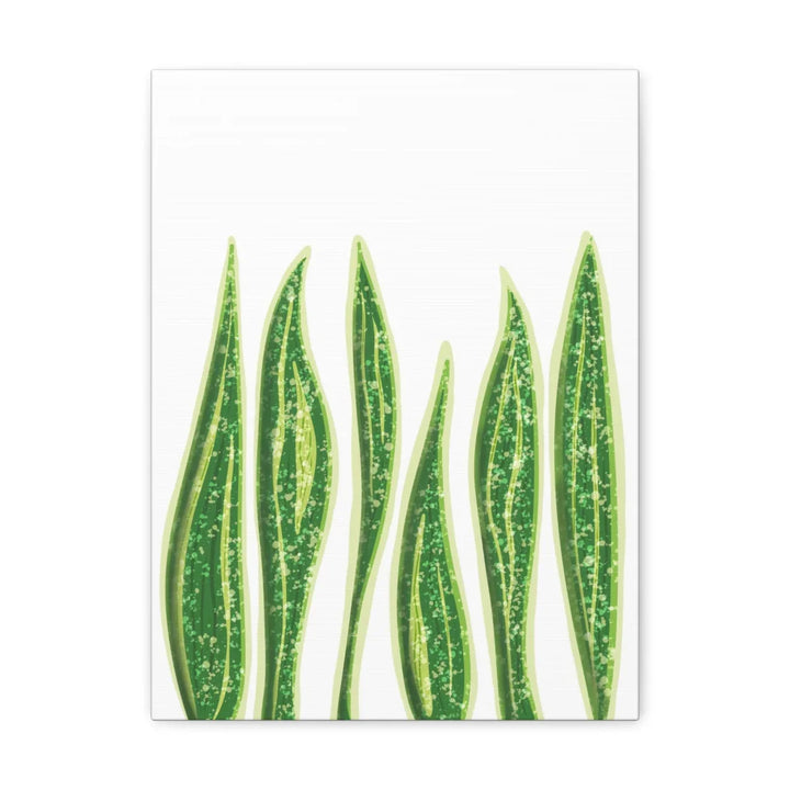 Snake Plant Canvas | Botanical Canvas Decor - Matte Finish Artwork for Living Room - Laura Christine Photography & Design