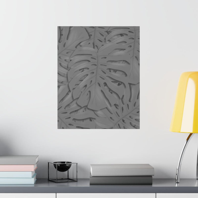 Smokey Monstera Print, Poster, Laura Christine Photography & Design, Back to School, Home & Living, Indoor, Matte, Paper, Posters, Valentine&