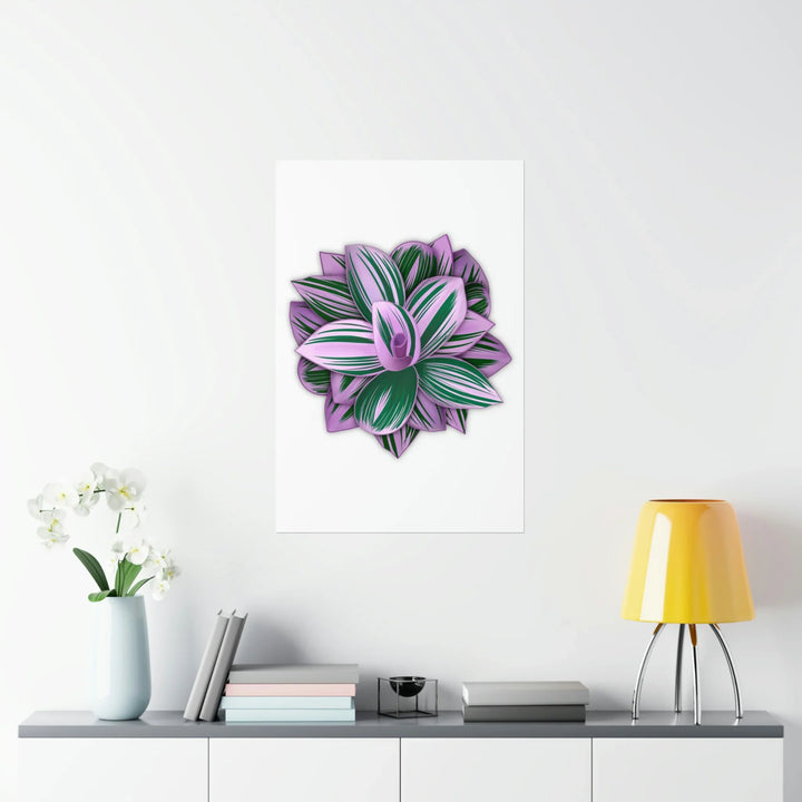 Tradescantia Nanouk Print – Botanical Wall Art on Museum-Grade Paper Poster Unframed - Laura Christine Photography & Design