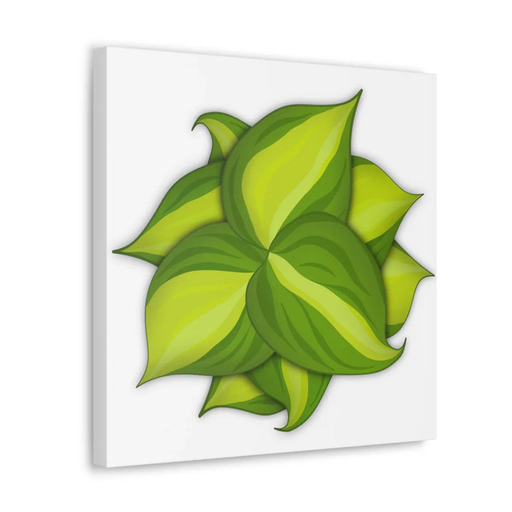 Philodendron Brasil Canvas - Botanical Canvas Art Print With Matte Finish & Durable Hanging - Laura Christine Photography & Design