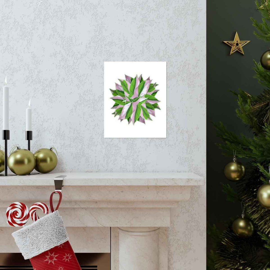 Tricolor Syngonium Print - Botanical Poster on Museum Grade Paper | Archival Ink Unframed