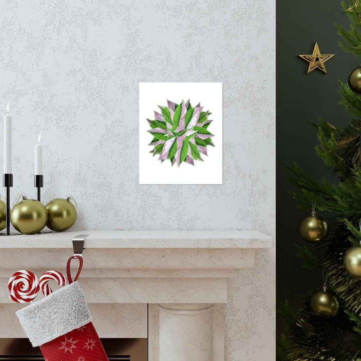 Tricolor Syngonium Print - Botanical Poster on Museum Grade Paper | Archival Ink Unframed