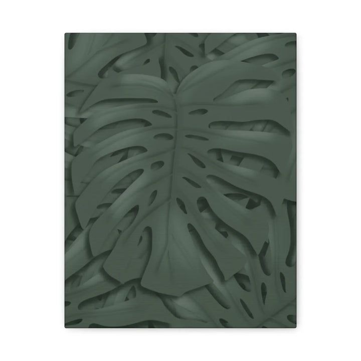 Monstera Canvas Art | Tropical Leaf Canvas Art Print - Matte Finish & Durable Cotton