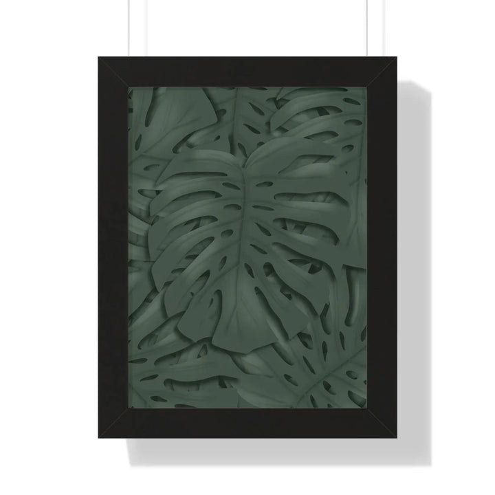 Deep Green Monstera Framed Print, Poster, Laura Christine Photography & Design, Framed, Home & Living, Indoor, Paper, Posters, Laura Christine Photography & Design, laurachristinedesign.com