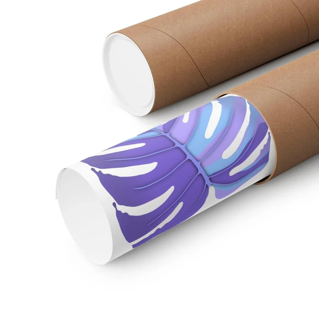 Melting Monstera, Purple - Print, Poster, Laura Christine Photography & Design, Back to School, Home & Living, Indoor, Matte, Paper, Posters, Valentine's Day promotion, Laura Christine Photography & Design, laurachristinedesign.com