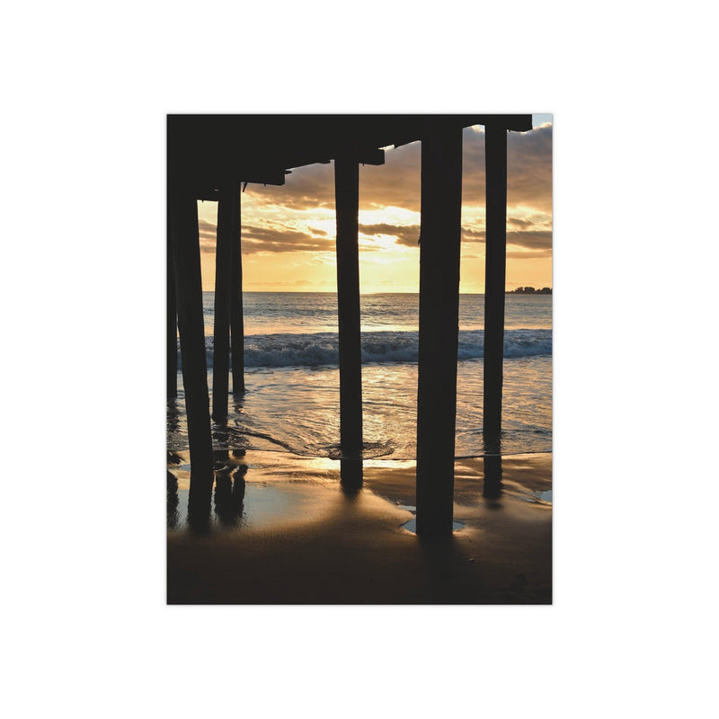Sunset under the pier - Photo Poster, Poster, Printify, Art & Wall Decor, Home & Living, Paper, Poster, Posters, Laura Christine Photography & Design, laurachristinedesign.com