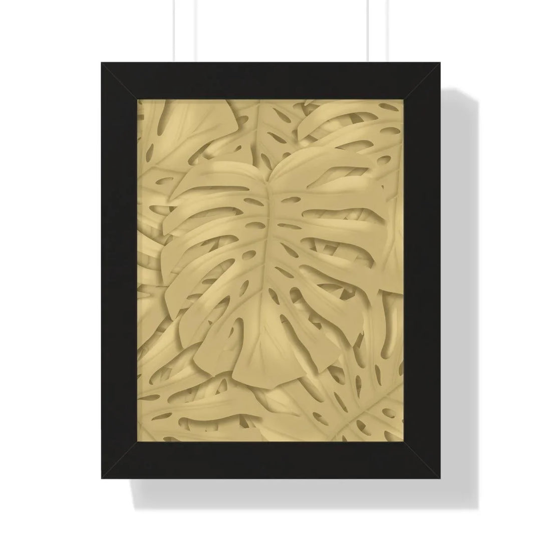 Golden Monstera Framed Print, Poster, Laura Christine Photography & Design, Framed, Home & Living, Indoor, Paper, Posters, Laura Christine Photography & Design, laurachristinedesign.com