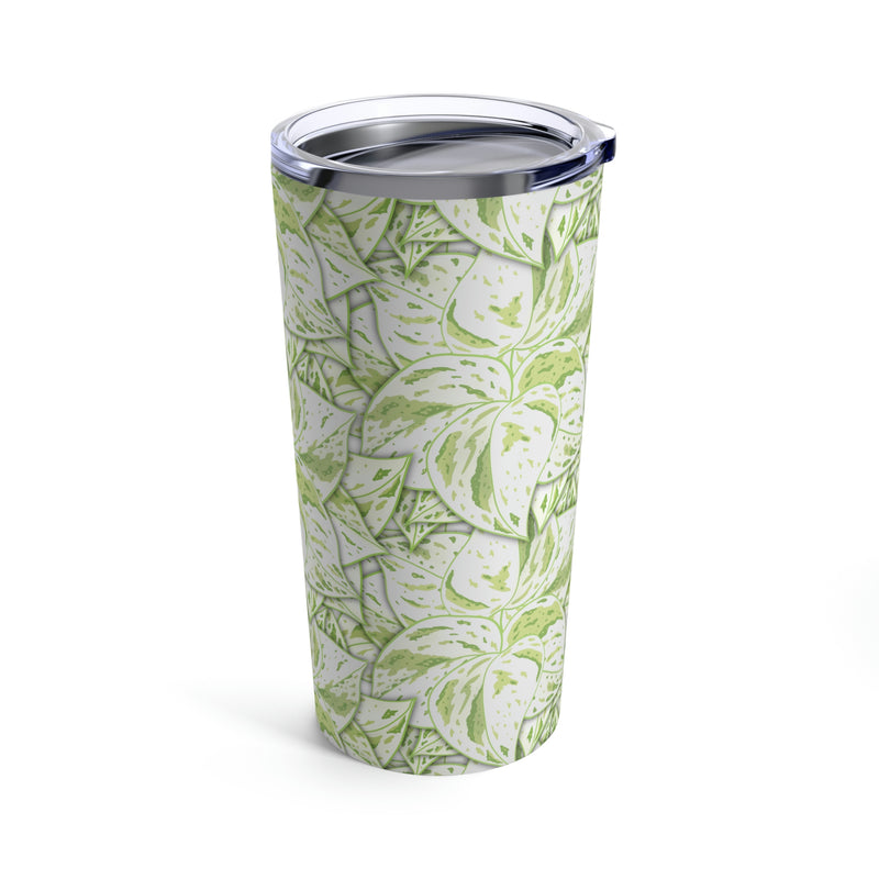 Snow Queen Pothos Tumbler