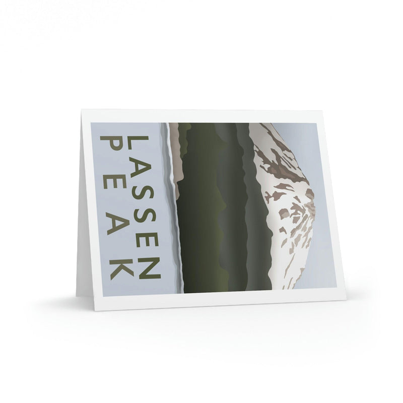 Lassen Peak Minimalist Greeting Card, Paper products, Printify, Greeting Card, Holiday Picks, Home & Living, Paper, Postcard, Postcards, Laura Christine Photography & Design, laurachristinedesign.com