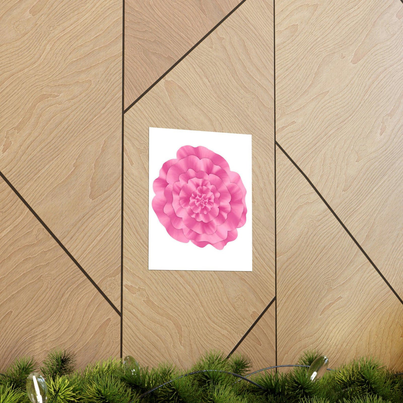 Abstract Peony Flower Print, Poster, Printify, Back to School, Home & Living, Indoor, Matte, Paper, Posters, Valentine&