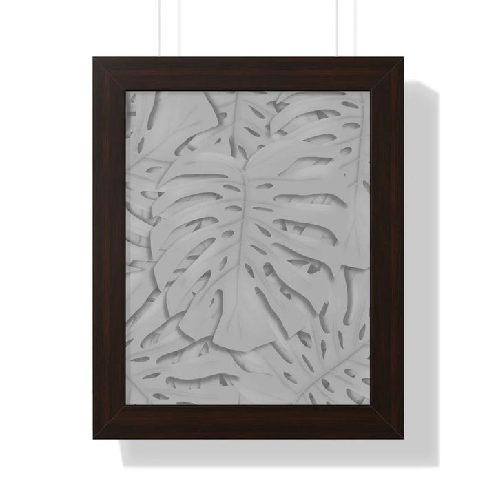 Soft Gray Monstera Framed Print, Poster, Laura Christine Photography & Design, Framed, Home & Living, Indoor, Paper, Posters, Laura Christine Photography & Design, laurachristinedesign.com