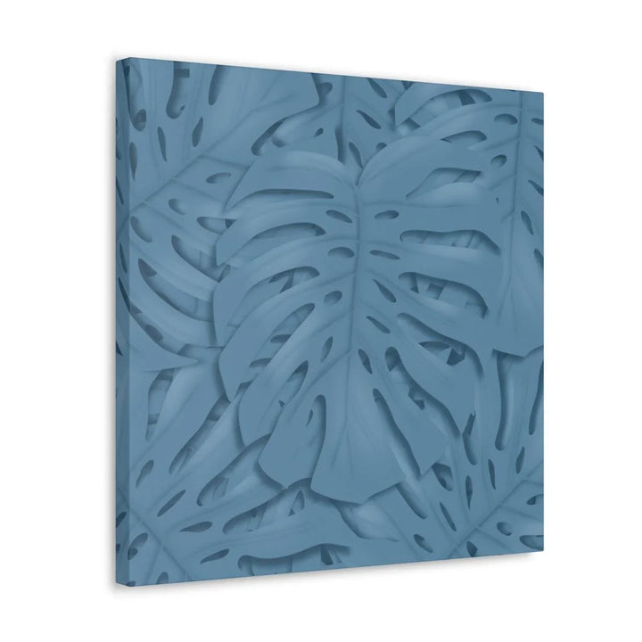 Cerulean Blue Monstera Canvas, Canvas, Laura Christine Photography & Design, Art & Wall Decor, Canvas, Hanging Hardware, Home & Living, Indoor, Laura Christine Photography & Design, laurachristinedesign.com