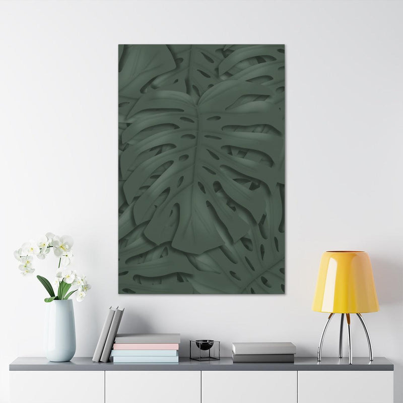 Deep Green Monstera Canvas, Canvas, Laura Christine Photography & Design, Art & Wall Decor, Canvas, Hanging Hardware, Home & Living, Indoor, Laura Christine Photography & Design, laurachristinedesign.com