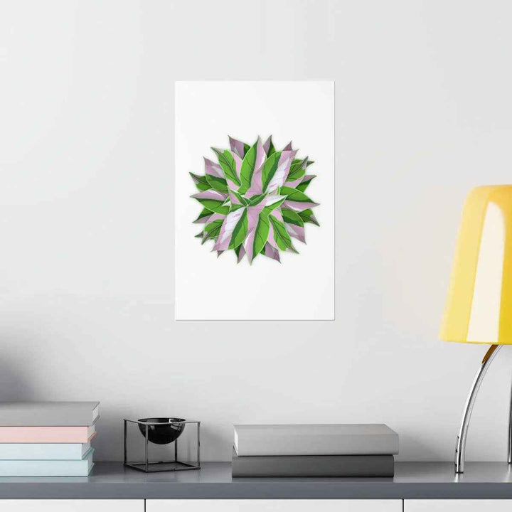 Tricolor Syngonium Print - Botanical Poster on Museum Grade Paper | Archival Ink Unframed