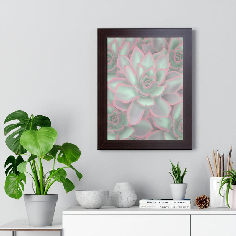 Echeveria Violet Queen Succulent Framed Print, Poster, Laura Christine Photography & Design, Framed, Home & Living, Indoor, Paper, Posters, Laura Christine Photography & Design, laurachristinedesign.com