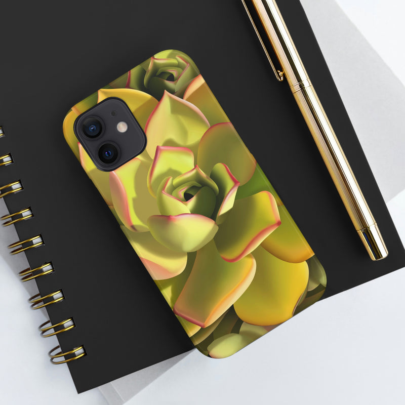 Noble Aeonium Succulent Phone Case, Phone Case, Printify, Accessories, Glossy, iPhone Cases, Matte, Phone accessory, Phone Cases, Samsung Cases, Laura Christine Photography & Design, laurachristinedesign.com