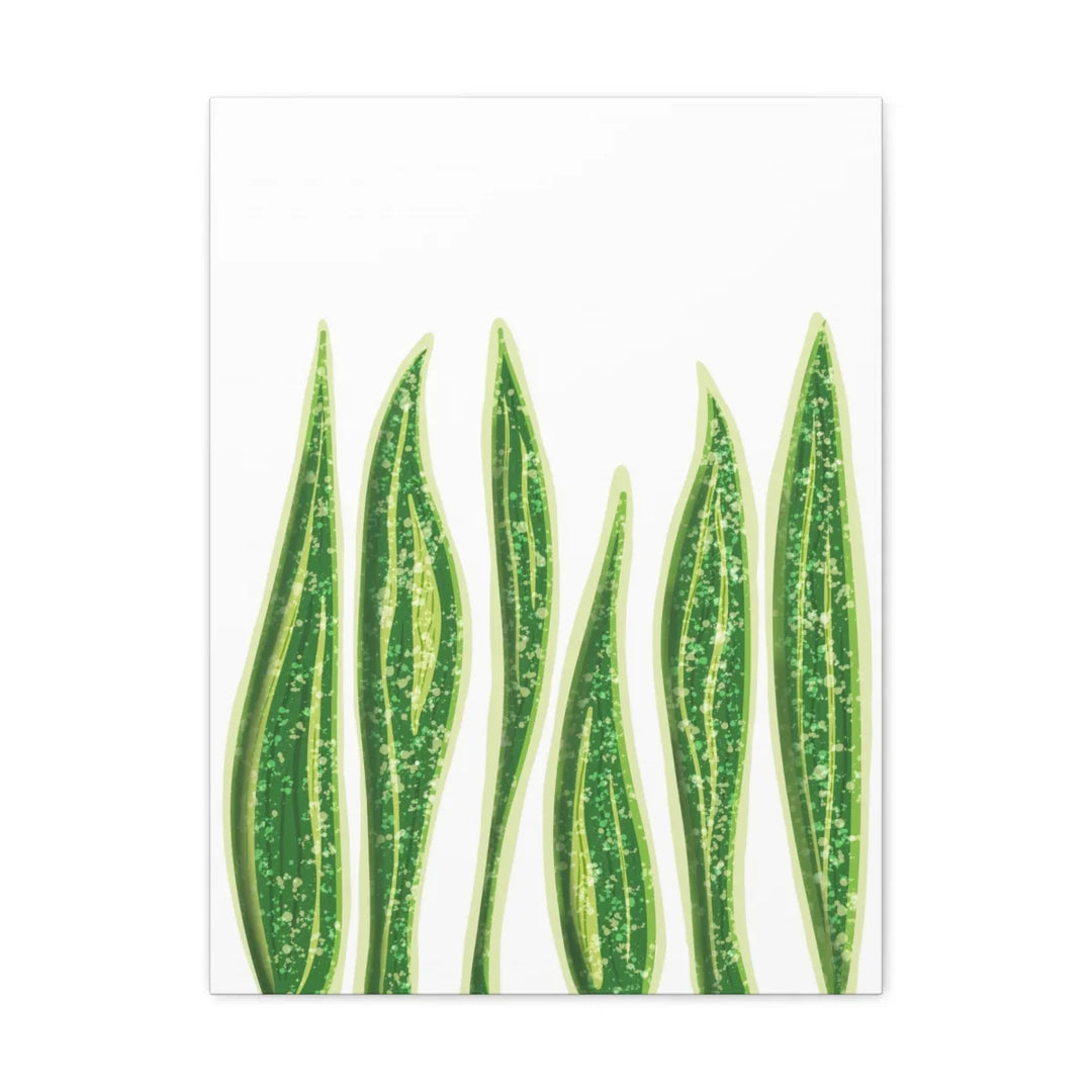 Snake Plant Canvas | Botanical Canvas Decor - Matte Finish Artwork for Living Room - Laura Christine Photography & Design