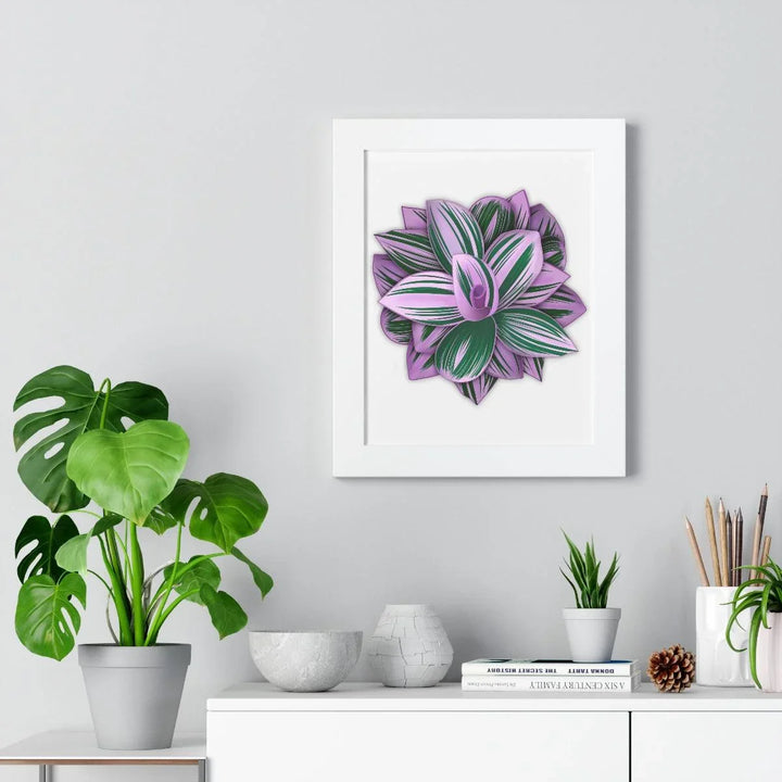 Tradescantia Nanouk Framed Print, Poster, Laura Christine Photography & Design, Framed, Home & Living, Indoor, Paper, Posters, Laura Christine Photography & Design, laurachristinedesign.com