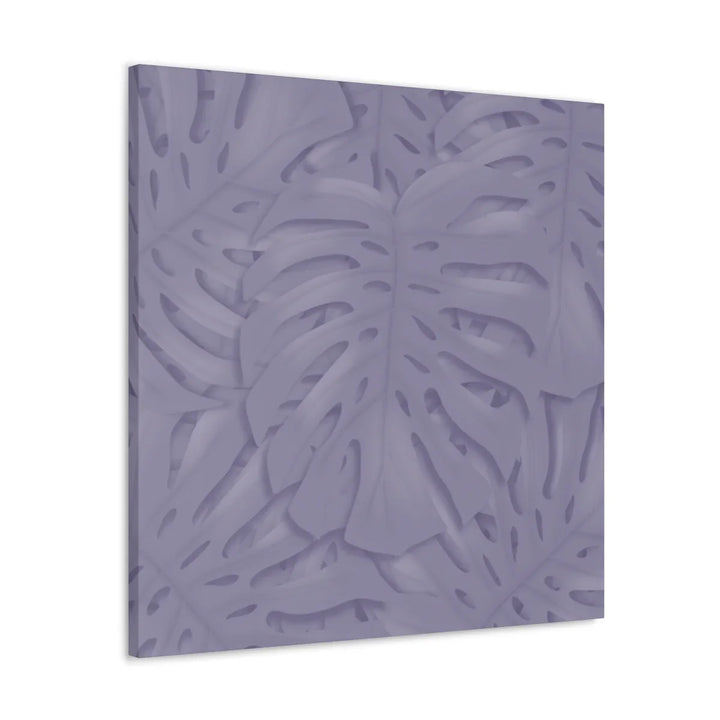 Violet Monstera Canvas – Durable Canvas Art Print With Matte Finish & Botanical Design