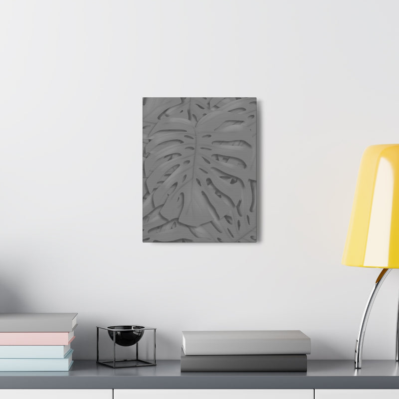 Smokey Monstera Canvas