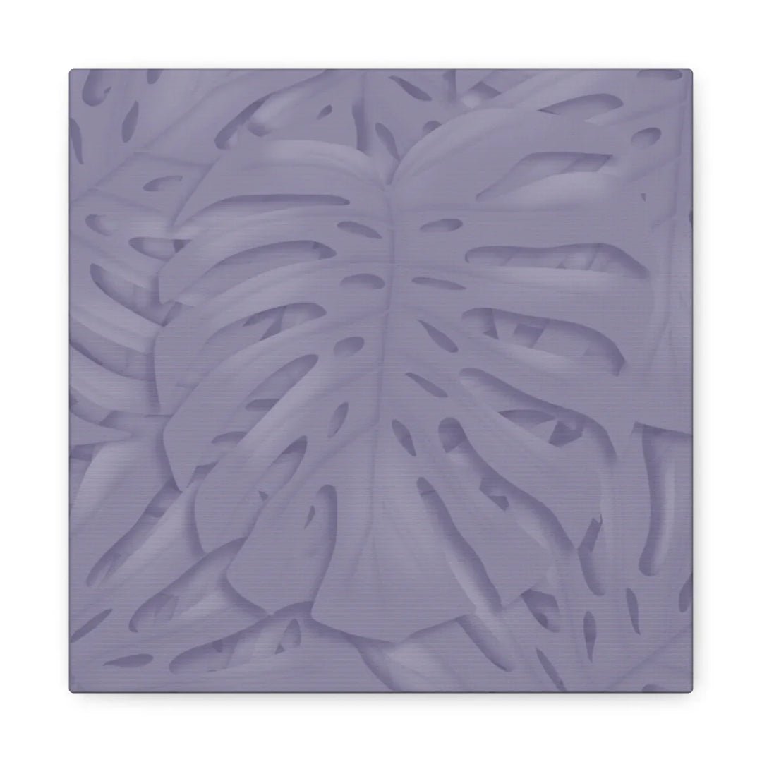 Violet Monstera Canvas – Durable Canvas Art Print With Matte Finish & Botanical Design