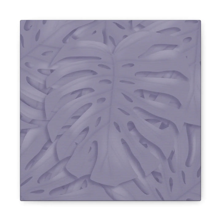 Violet Monstera Canvas – Durable Canvas Art Print With Matte Finish & Botanical Design