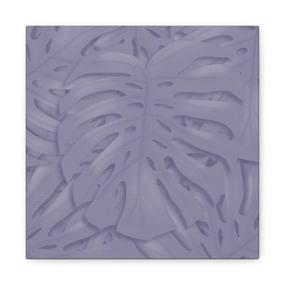 Violet Monstera Canvas