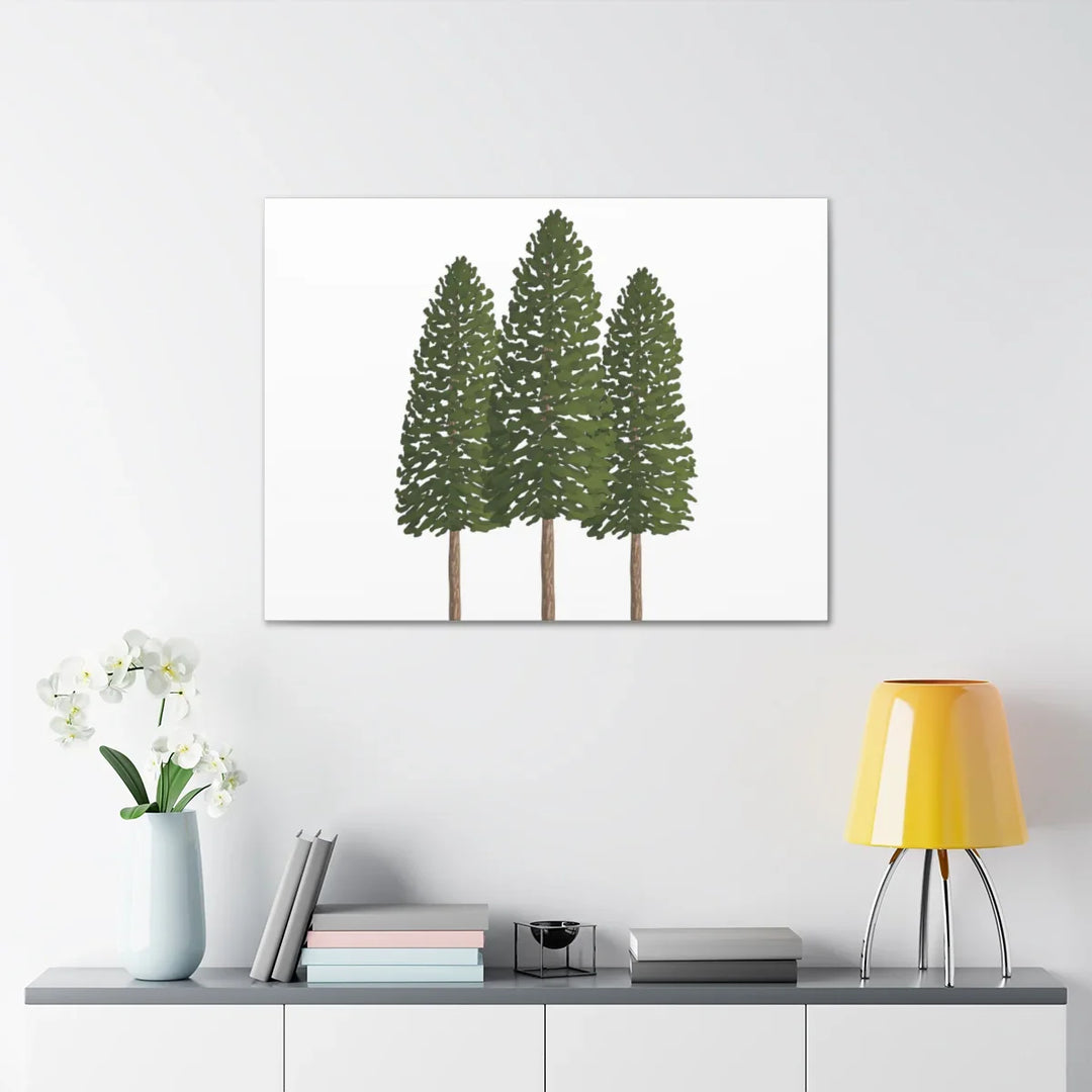 Ponderosa Pine Canvas - Large Stretched Cotton Canvas Art Print With Matte Finish