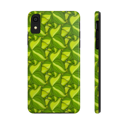 Philodendron Brasil Phone Case, Phone Case, Printify, Accessories, Glossy, iPhone Cases, Matte, Phone accessory, Phone Cases, Samsung Cases, Laura Christine Photography & Design, laurachristinedesign.com