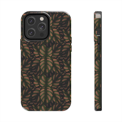 Calathea Pinstripe Phone Case, Phone Case, Printify, Accessories, Glossy, iPhone Cases, Matte, Phone accessory, Phone Cases, Samsung Cases, Laura Christine Photography & Design, laurachristinedesign.com