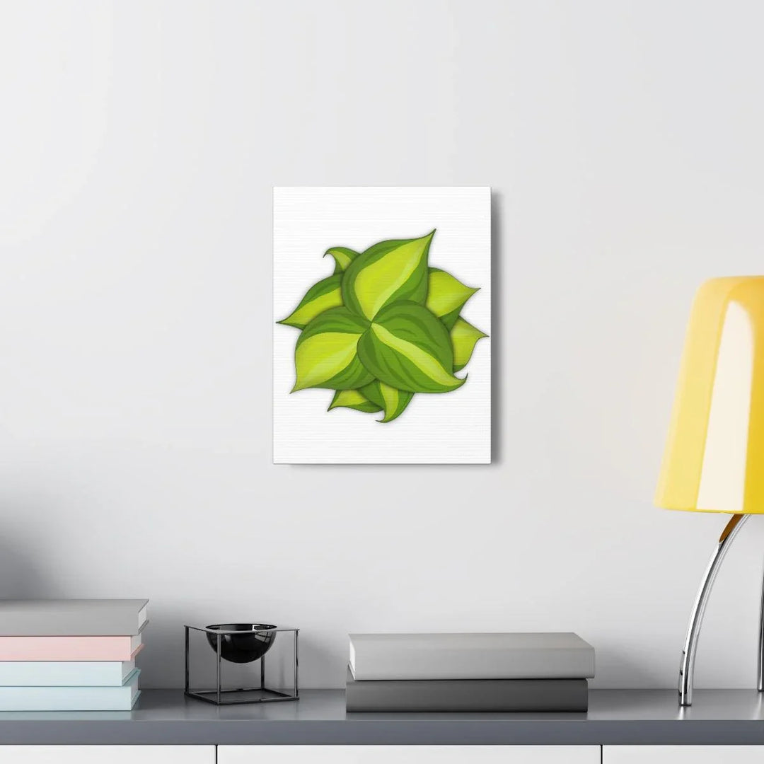 Philodendron Brasil Canvas - Botanical Canvas Art Print With Matte Finish & Durable Hanging - Laura Christine Photography & Design