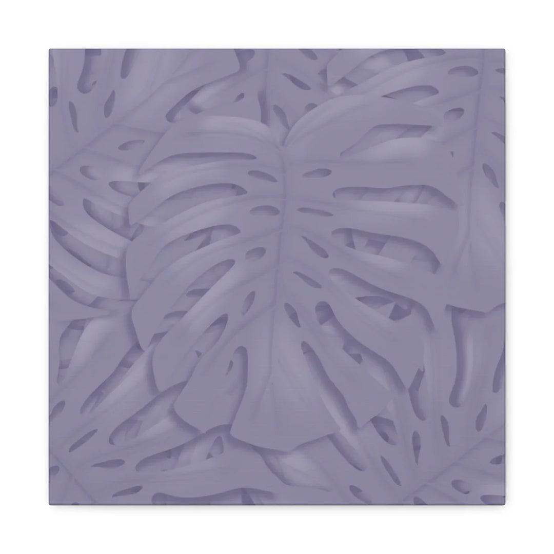 Violet Monstera Canvas – Durable Canvas Art Print With Matte Finish & Botanical Design