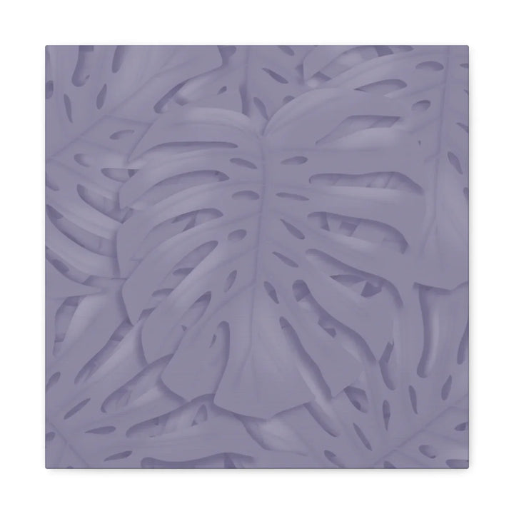 Violet Monstera Canvas – Durable Canvas Art Print With Matte Finish & Botanical Design